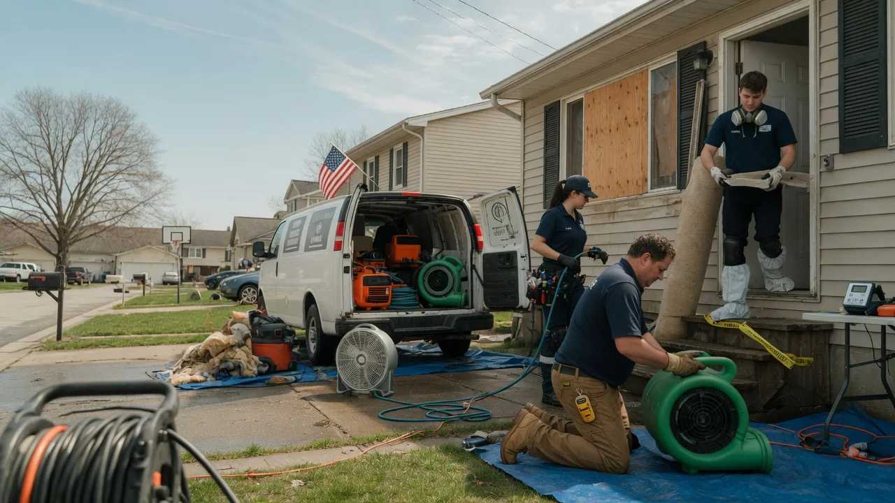 Water Damage Restoration in Shoals, IN near me